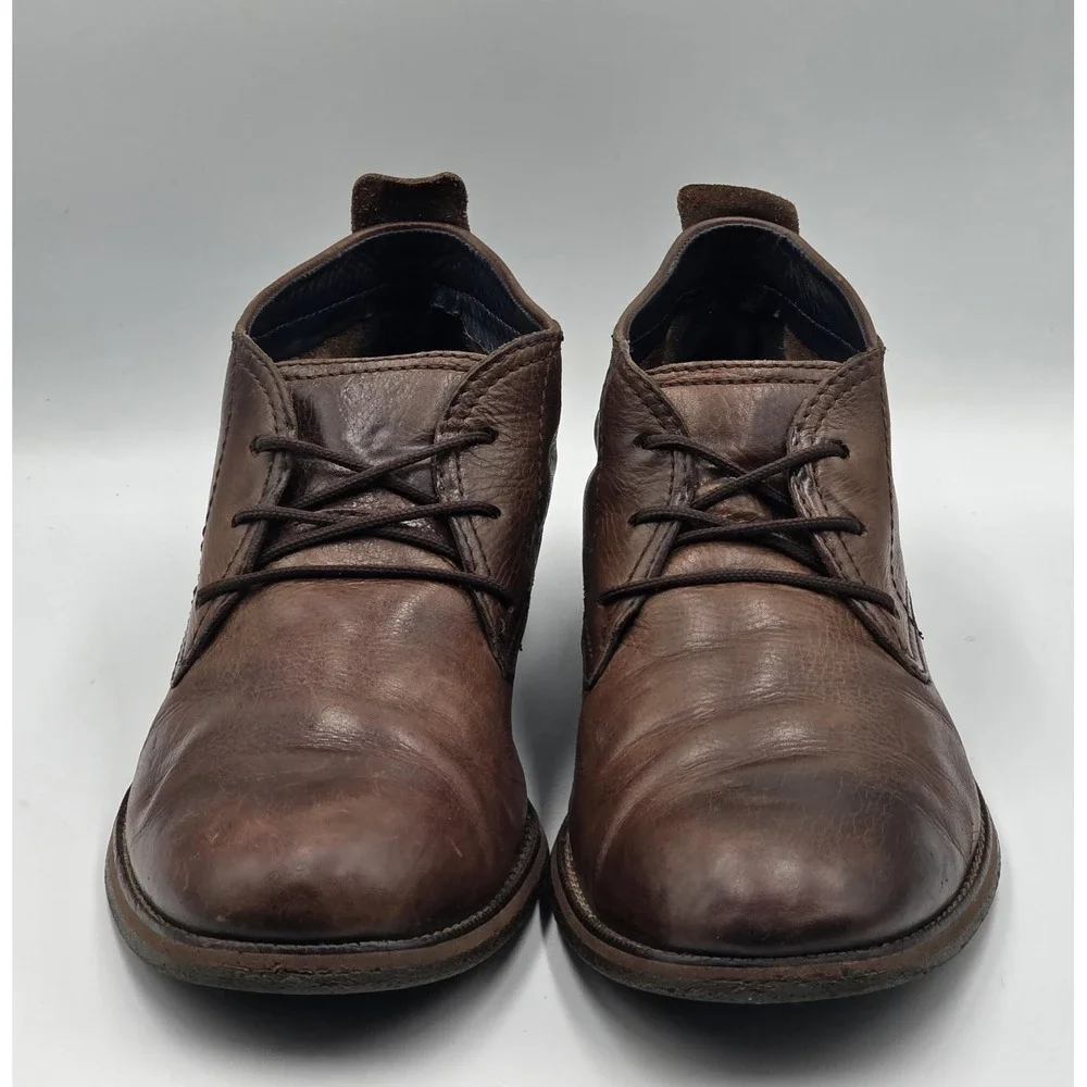 Cole Haan Men's Brown Leather Ankle Chukka Boots C10889 Size 10.5 M